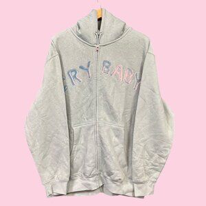 Melanie Martinez Cry Baby Album Rock Zip-Up Hoodie XL